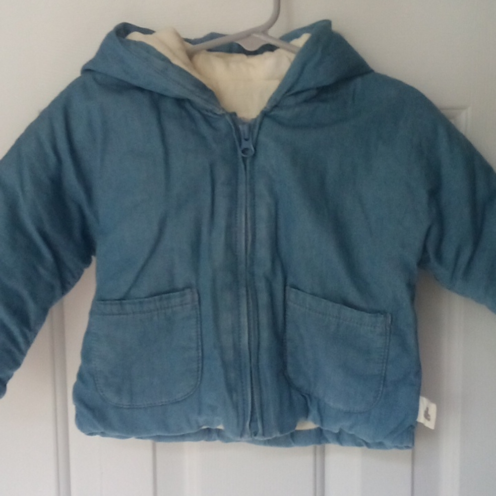 Baby gap chambray and down jacket